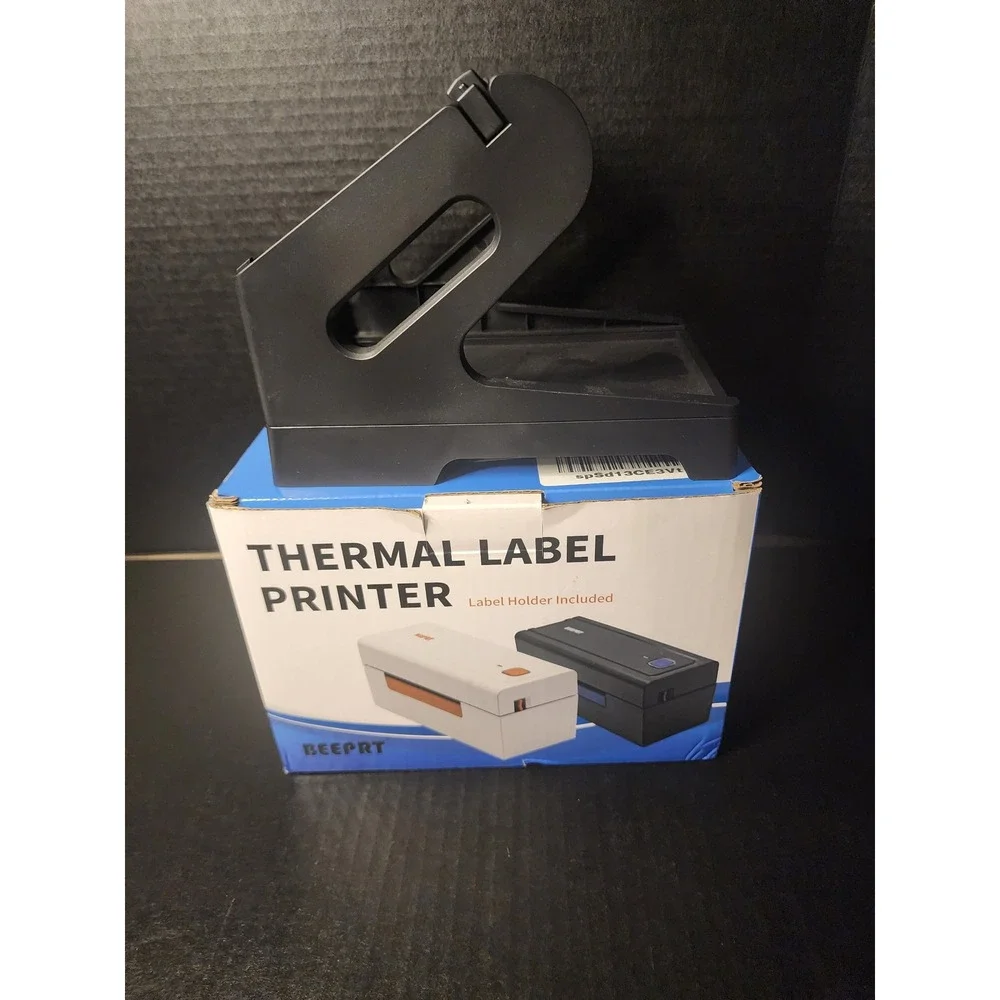 BEEPRT BY-480BT Bluetooth Thermal Label Printer Black Printer OPEN BOX  READ